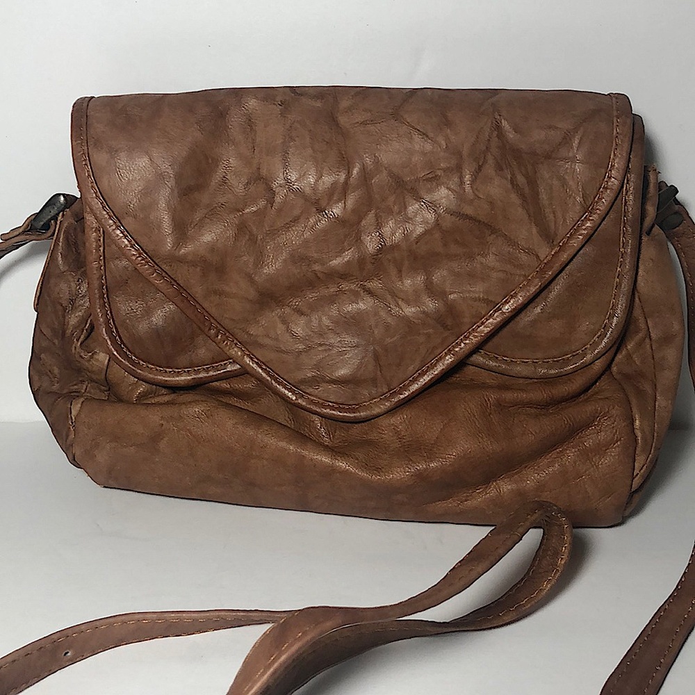 Wilsons Brown Leather Crossbady Bag